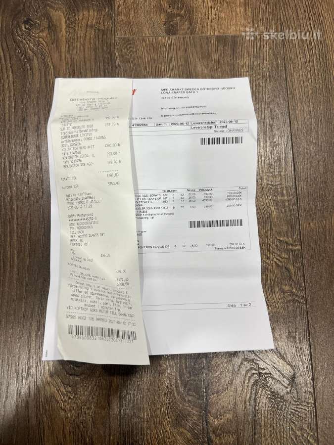 Nintendo Switch Oled, White, 64gb/mario kart 8 - nuotraukos Nr. 14