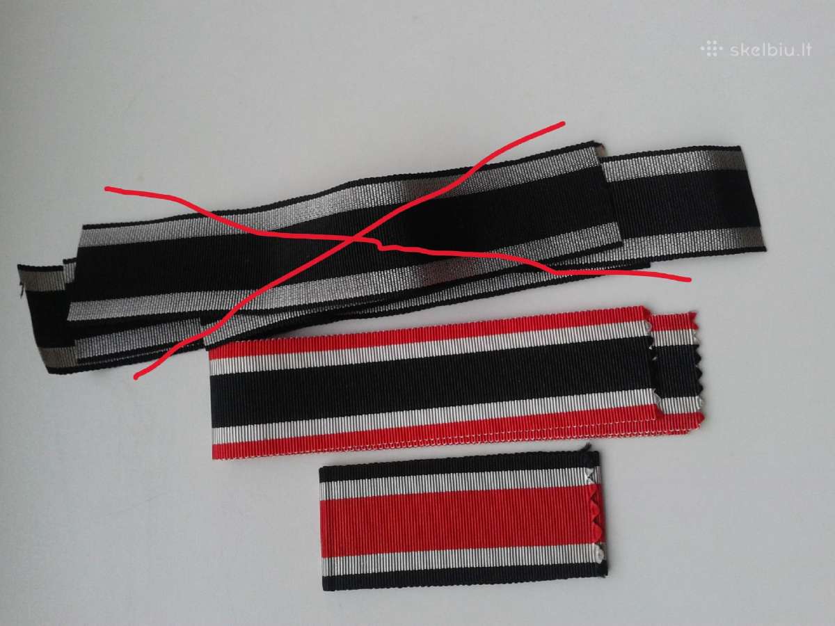 Vokiškų apdovanojimų juostos - nuotraukos Nr. 2