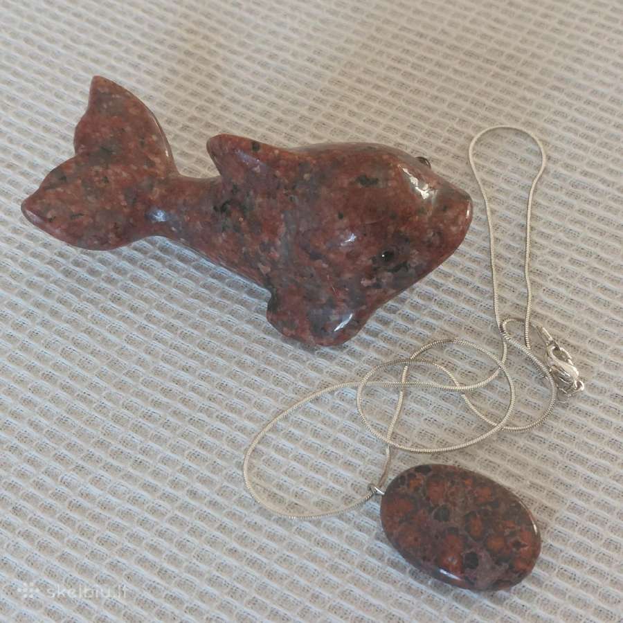 Pendant Stone Millefleur / Millefleurs - nuotraukos Nr. 12