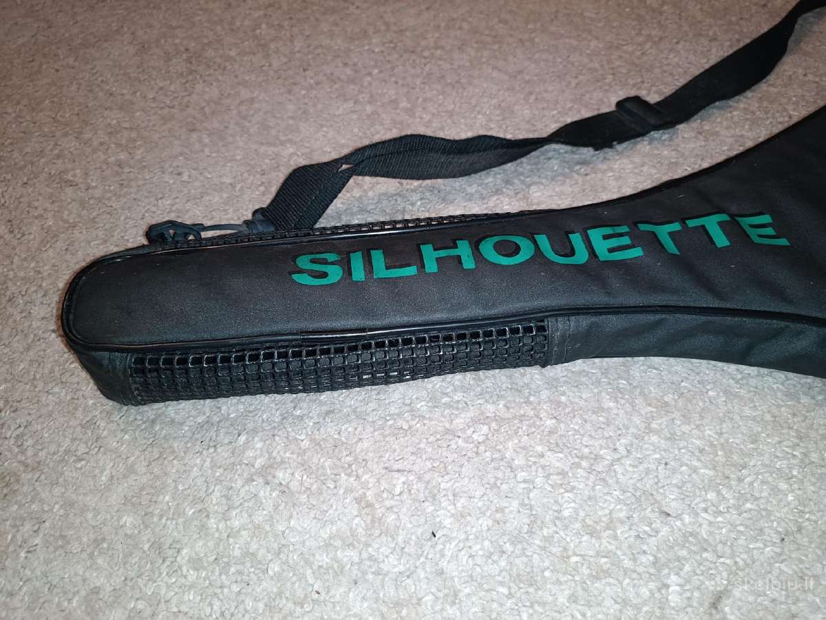 Slazenger Silhouette 95 vintažinė raketė dėkle - nuotraukos Nr. 3