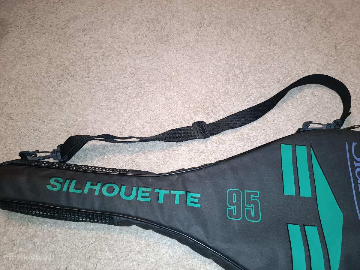 Slazenger Silhouette 95 vintažinė raketė dėkle - nuotraukos Nr. 7