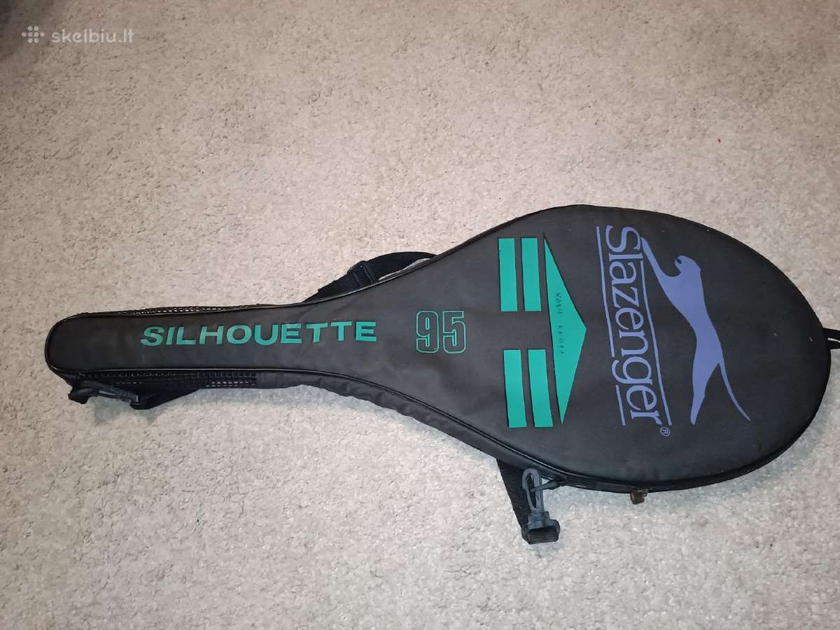 Slazenger Silhouette 95 vintažinė raketė dėkle - nuotraukos Nr. 8