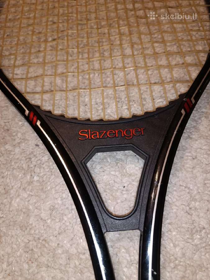 Slazenger Silhouette 95 vintažinė raketė dėkle - nuotraukos Nr. 11