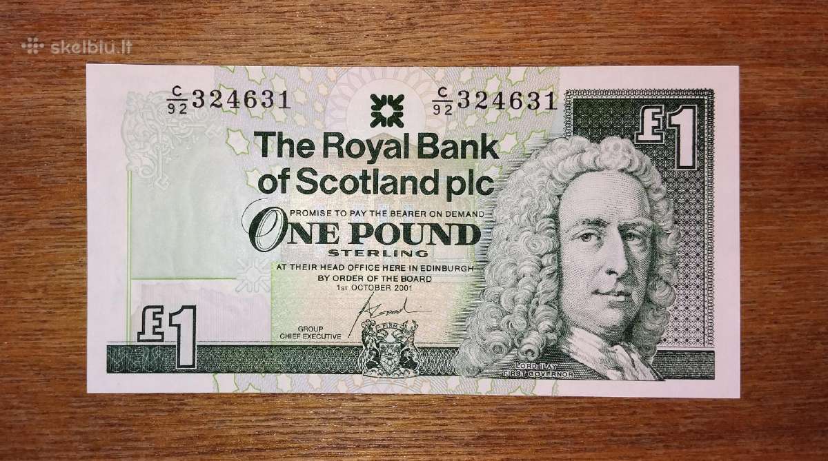 Škotų 1 £ banknotas
