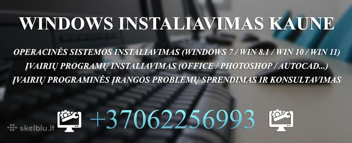 Windows instaliavimas Kaune - nuotraukos Nr. 2