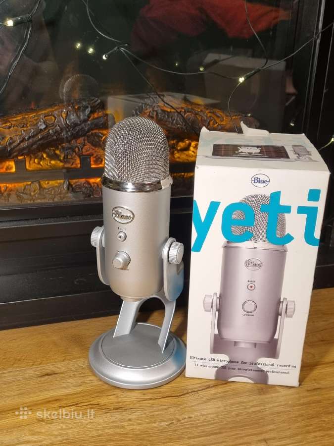 Kondensatorinis Mikrofonas Blue Yeti