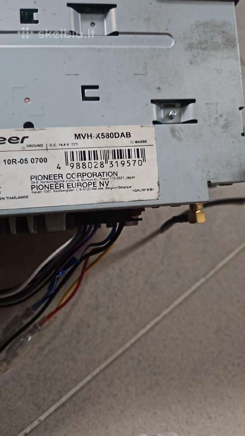 Parduodu pioneer mvh-x580dab - nuotraukos Nr. 20