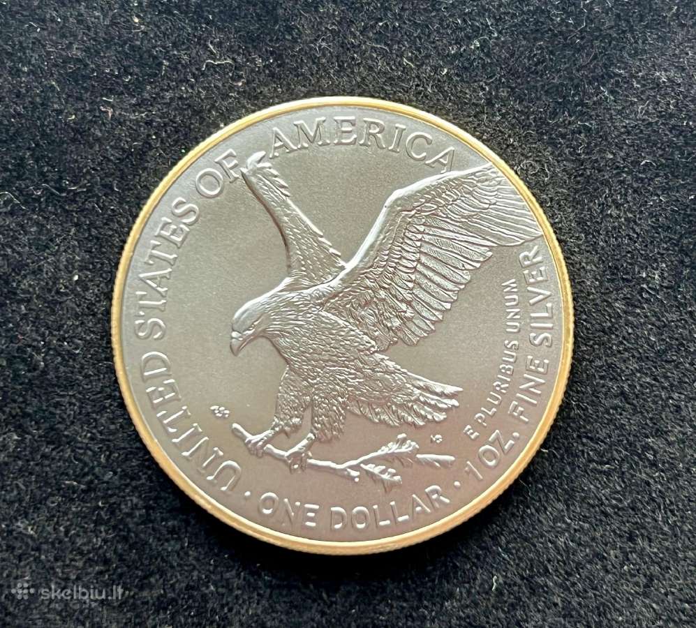 American silver eagle 1oz Ruthenium + Gold - nuotraukos Nr. 2