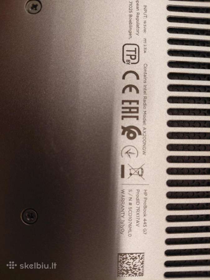 Hp Probook 845 G7 ekranas ir vyriai - nuotraukos Nr. 5