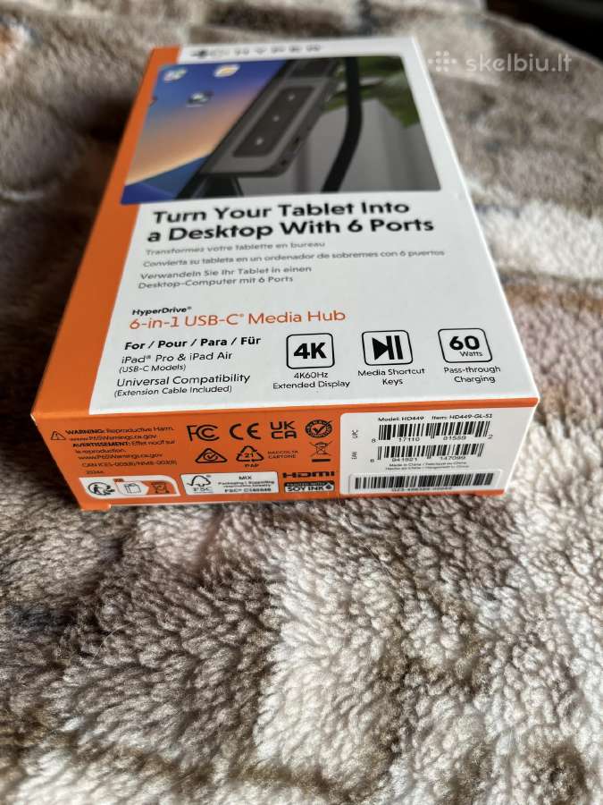 Usb šakotuvas Hyper Hd449 - nuotraukos Nr. 3