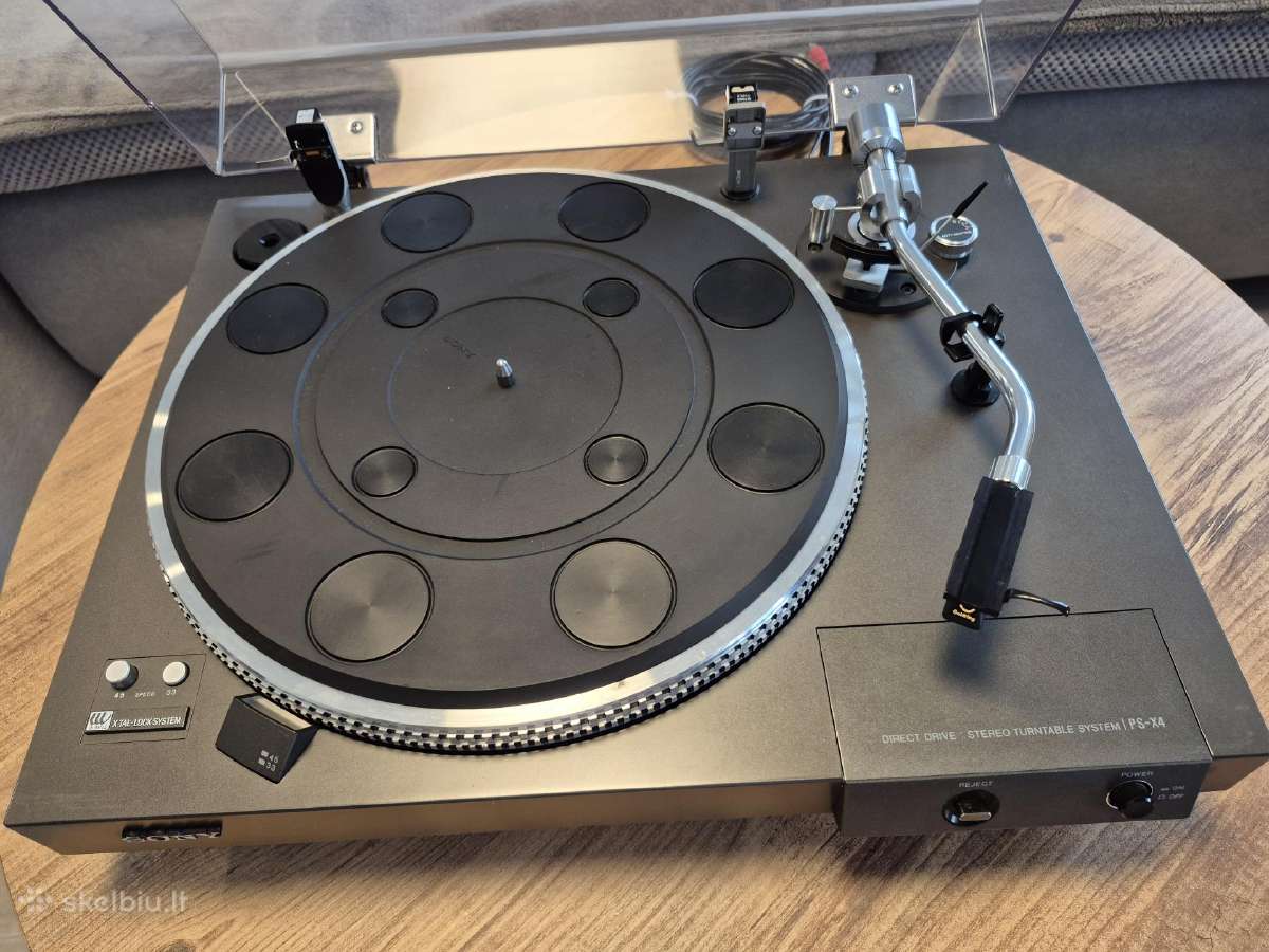 Sony Ps-x4“ patefonas,plokštelių grotuvas