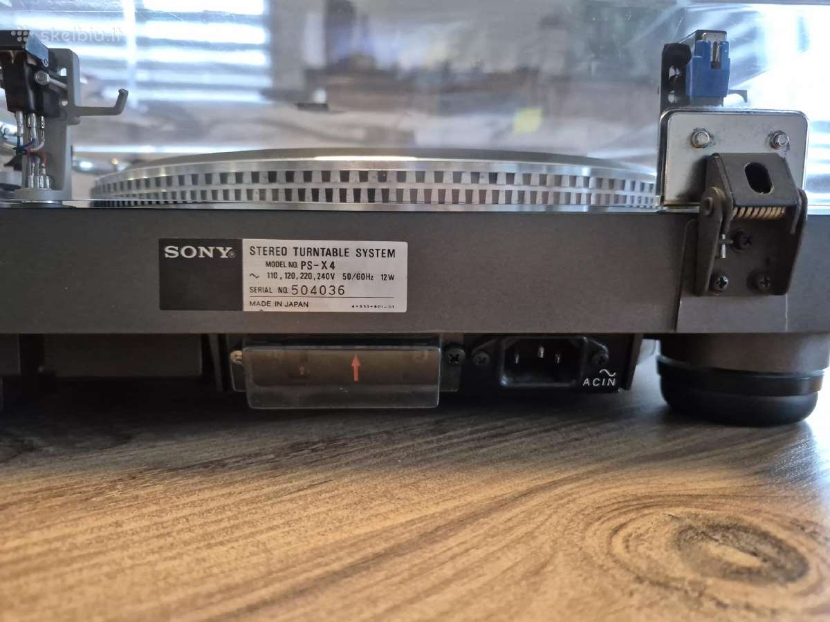Sony Ps-x4“ patefonas,plokštelių grotuvas - nuotraukos Nr. 4
