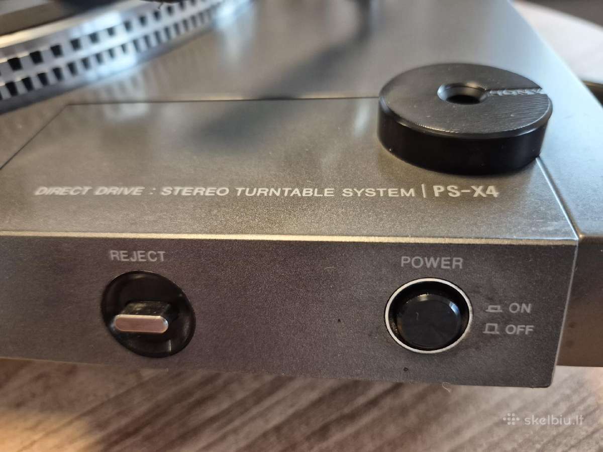 Sony Ps-x4“ patefonas,plokštelių grotuvas - nuotraukos Nr. 6