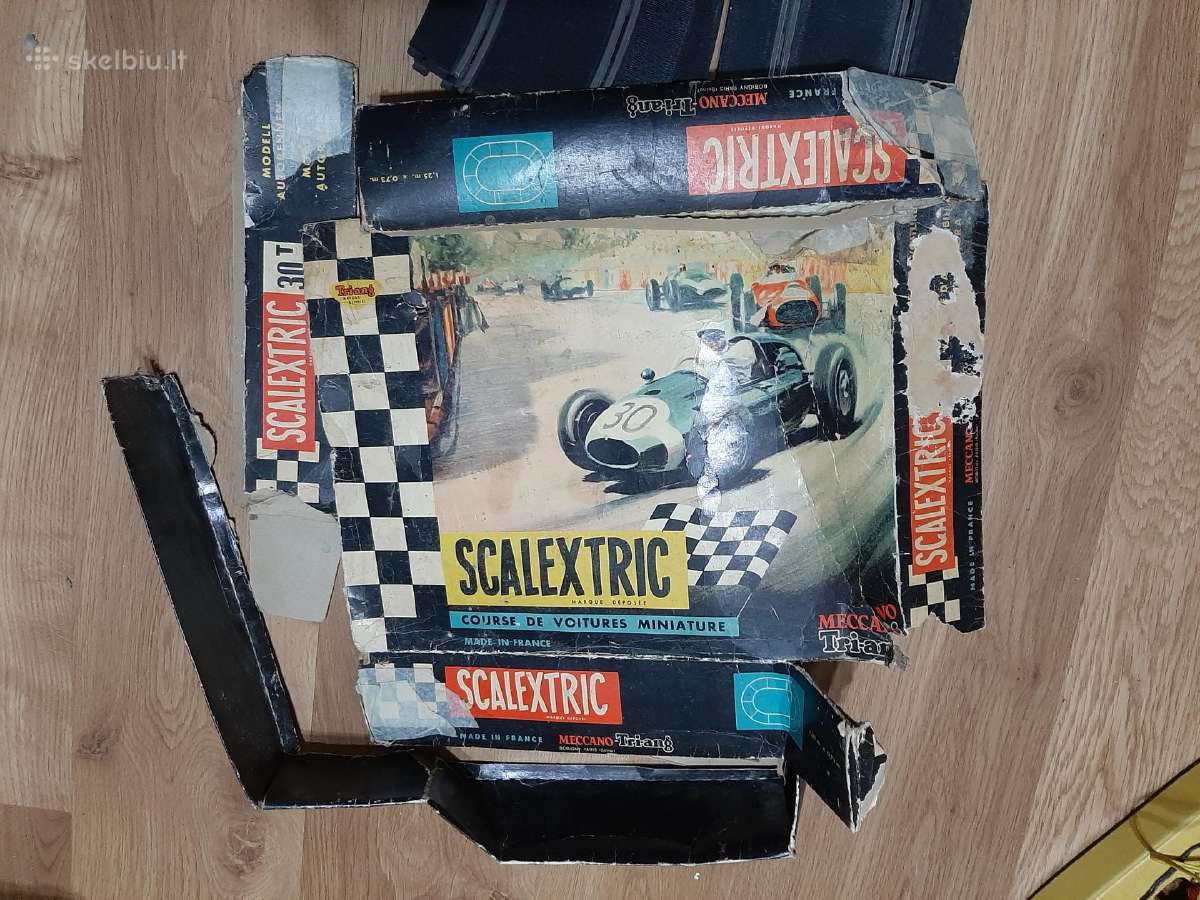 Stendinių modelių trasos rinkinys Scalextric, 1960 - nuotraukos Nr. 11