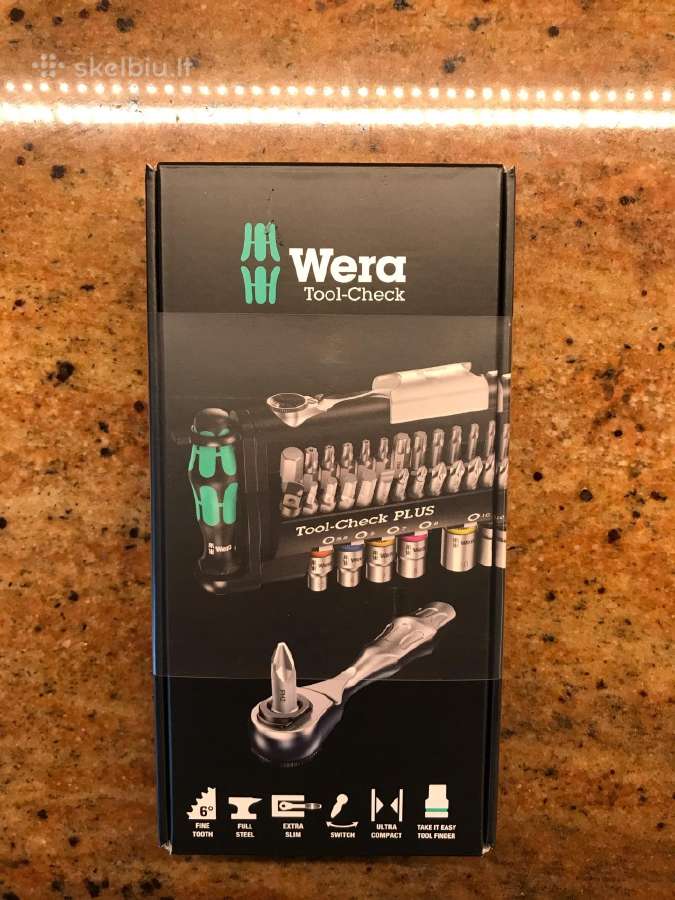 Wera Tool-check Plus 39-ių dalių įrankių rinkinys
