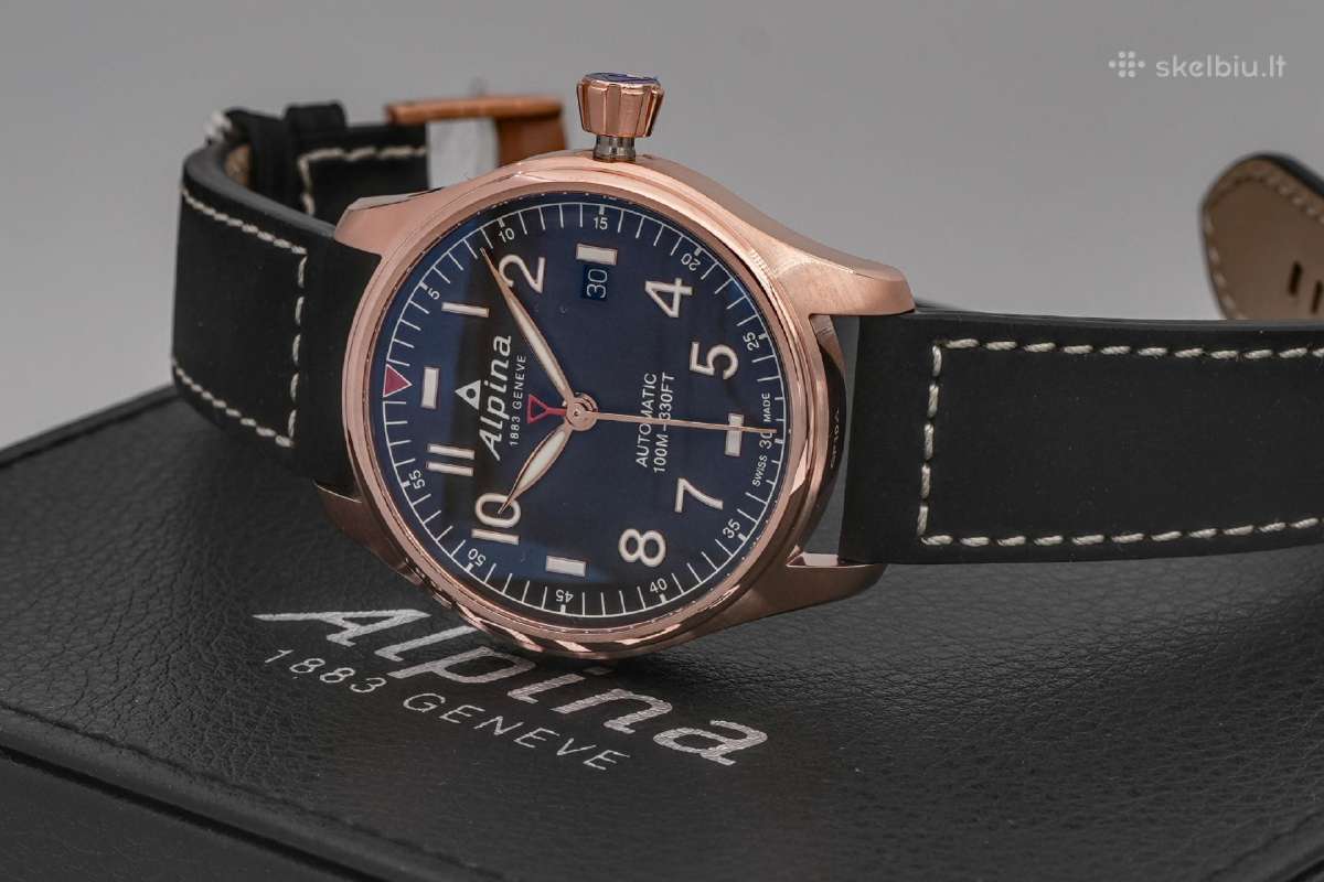 Naujas! Alpina Startimer Pilot 40 mm - nuotraukos Nr. 3