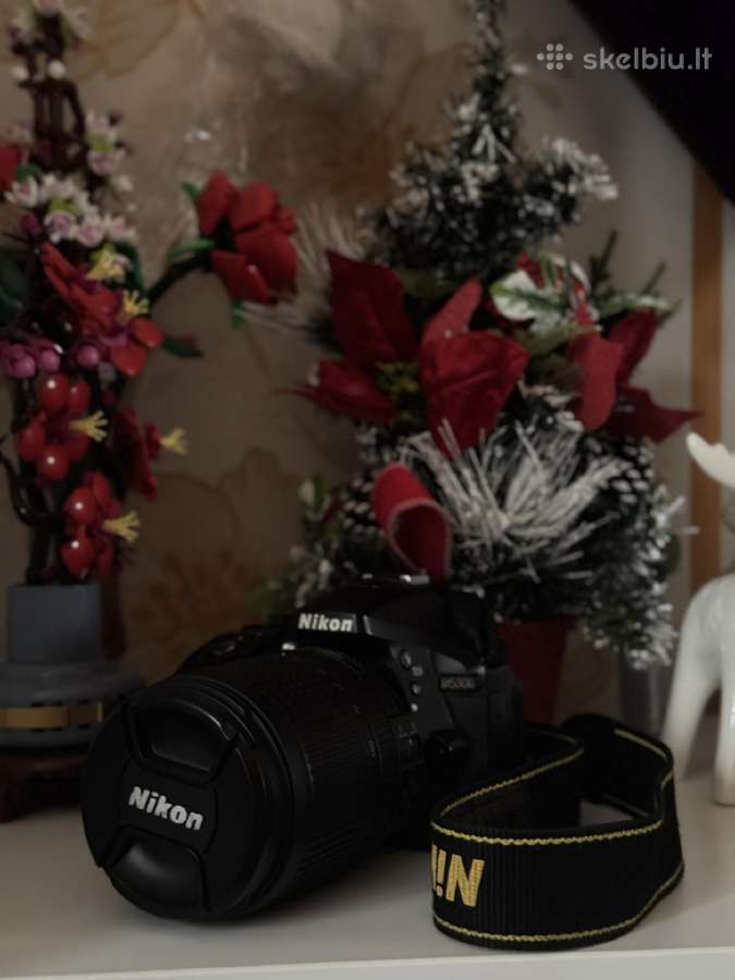 Nikon D5300 Dslr su 18–55 ir 18–140 objektyvais