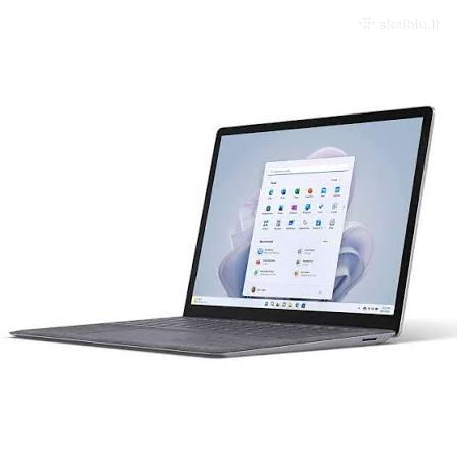 Microsft Surface Laptop 5: i5,8gb, 256gb,sidabrine