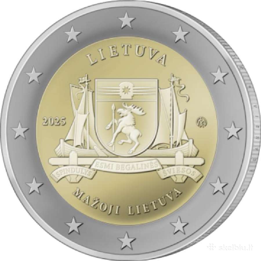 Lietuvos proginės 2 eurų monetos. Unc - nuotraukos Nr. 4
