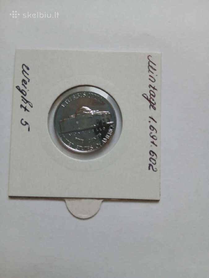 JAV 1960 Jefferson 5 Centai Proof Dcam - nuotraukos Nr. 2