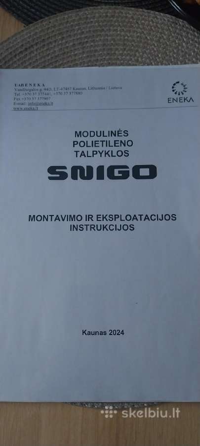Nauja požeminė modulinė polietileno talpykla Snigo - nuotraukos Nr. 3