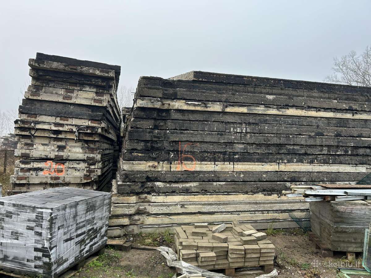 Kelio ,Aerodromines, beton.keliu.plokštes 6x2x0,18 - nuotraukos Nr. 4