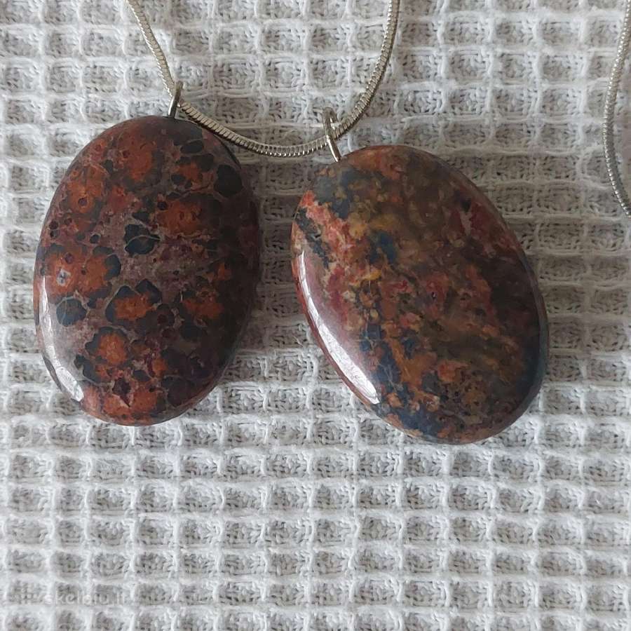 Pendant Stone Millefleur / Millefleurs - nuotraukos Nr. 16