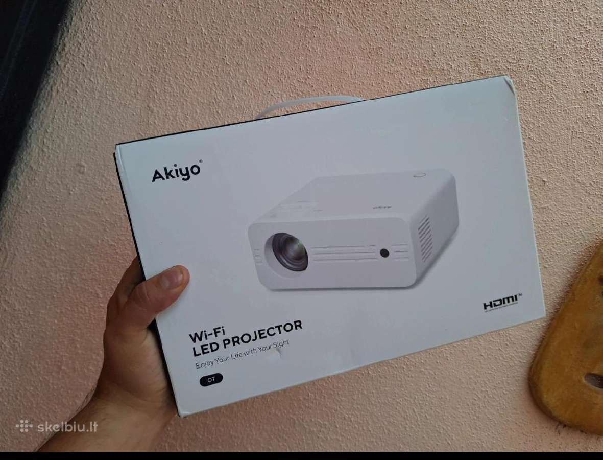 4k WiFi „bluetooth“ projektoriai, originali 1080p