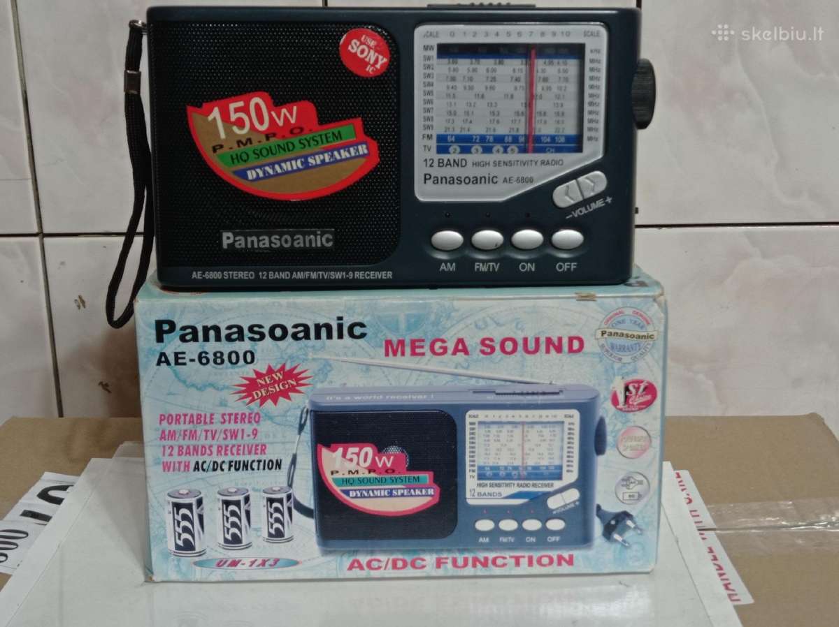 Radijas. Panasoanic Ae - 6800.