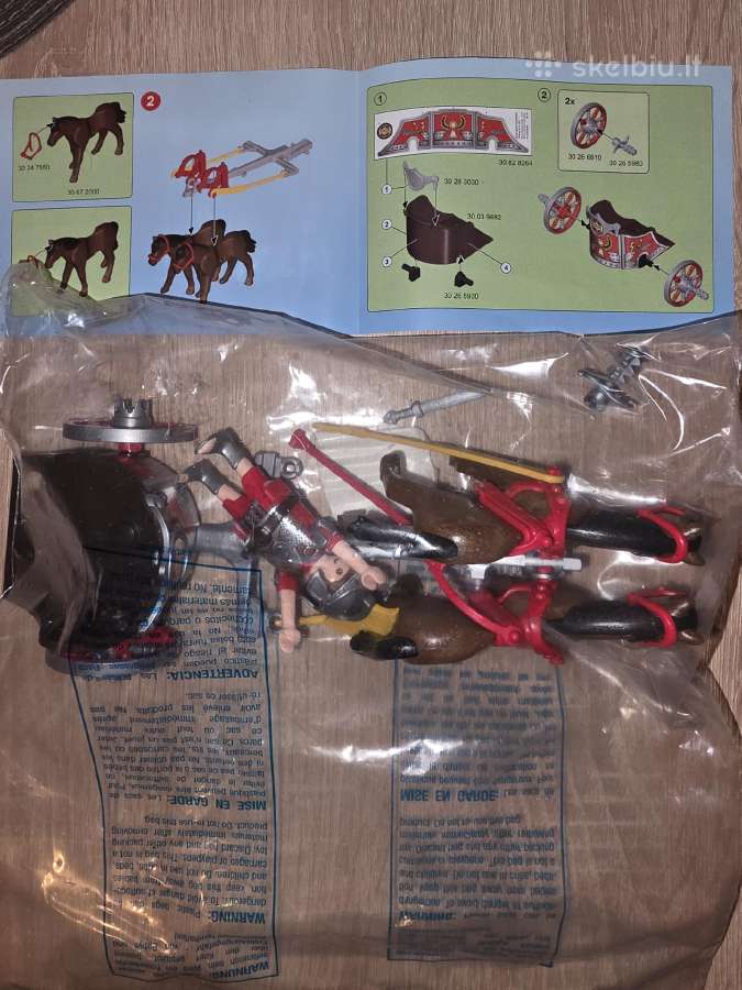 Playmobil 5391 arkliai su karžygiu.