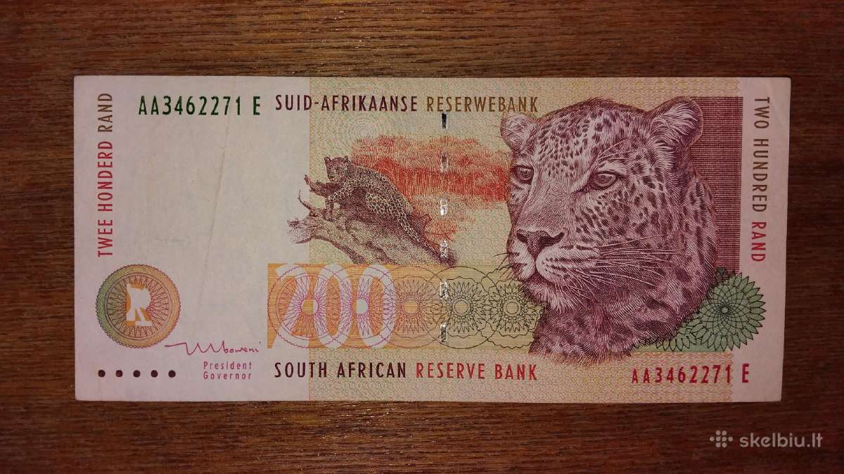 Pietų Afrikos 200 rand banknotas