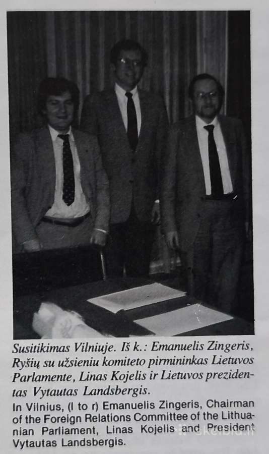 V. Landsbergis - Lietuvos prezidentas 1990 metai. - nuotraukos Nr. 6
