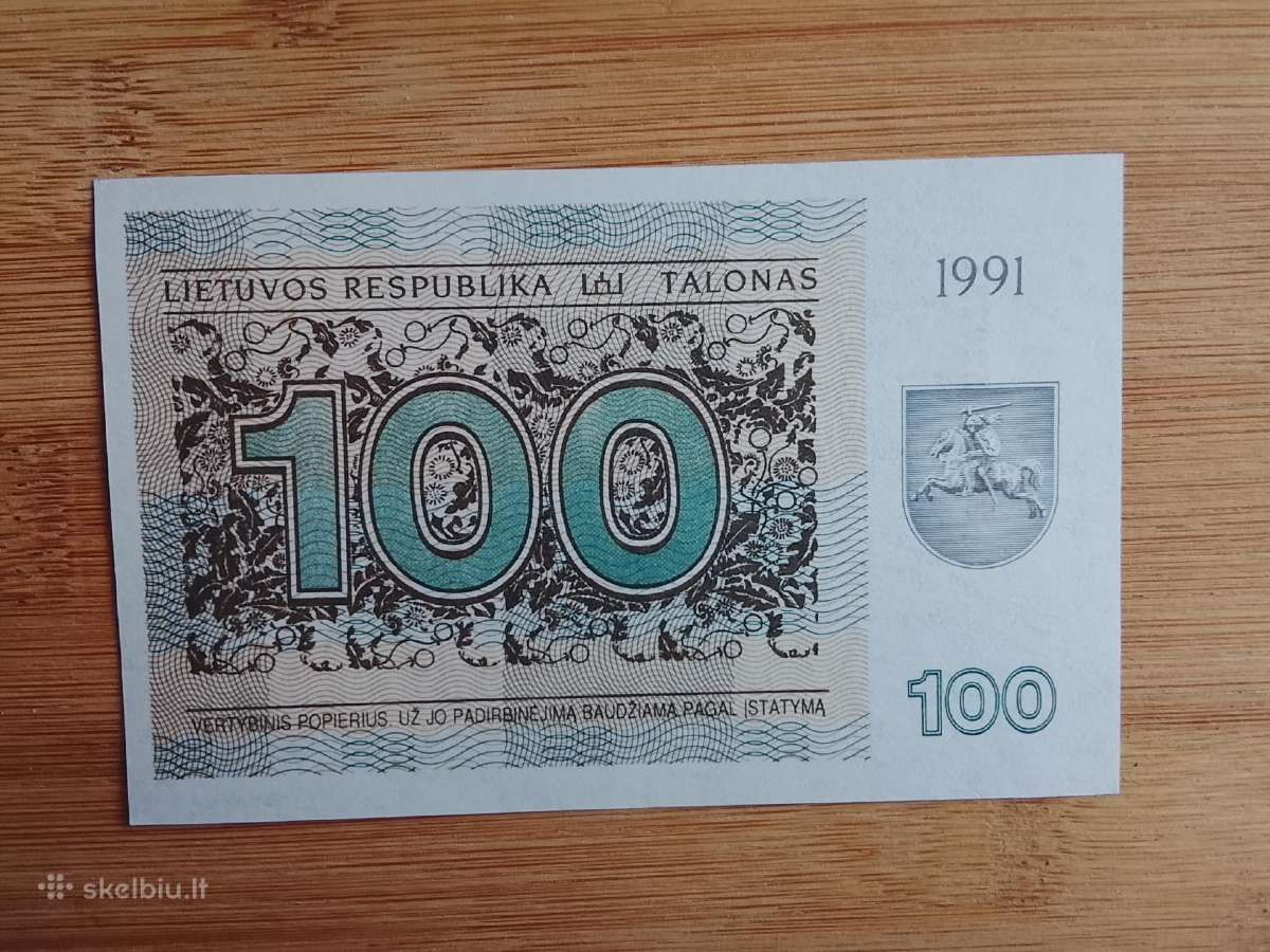 100talonu 1991m. - nuotraukos Nr. 2