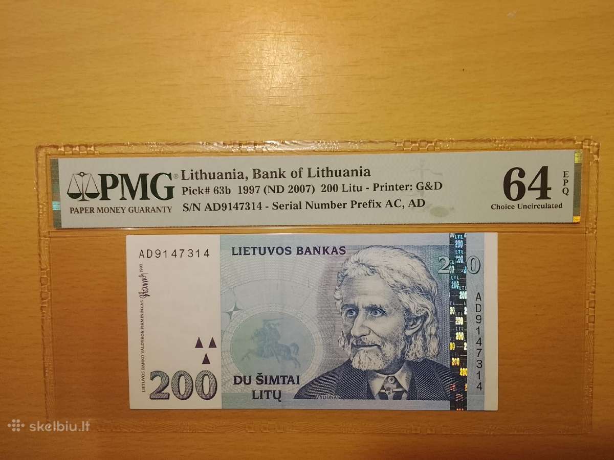 200litu 1997m.unc