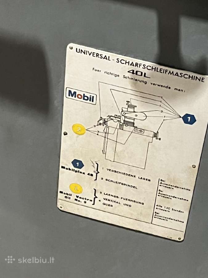 Universalios galandimo staklės Tacchella 40lr - nuotraukos Nr. 8