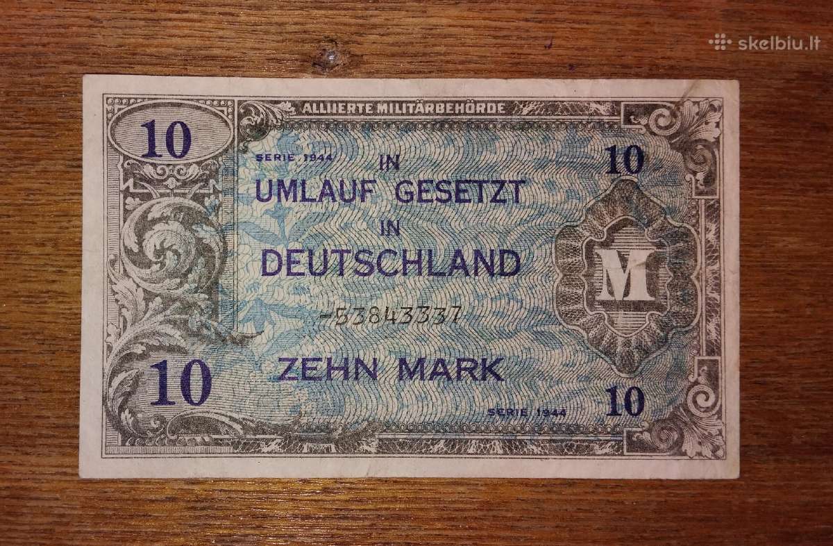 Vokietijos 10 markių banknotas