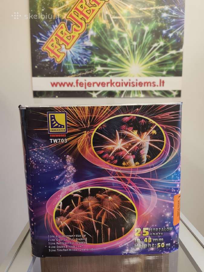 Galingi Fejerverkai Vilnius Pristatymas Vilniuje - nuotraukos Nr. 3