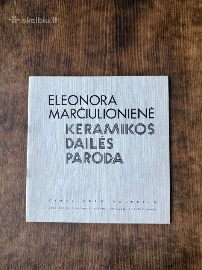Keramikos dailės parodos katalogas 1974