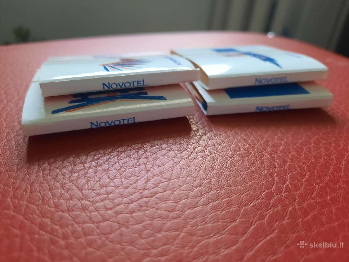 Rem. Degtukų dėžučių knygelių rinkinys Novatel - nuotraukos Nr. 4