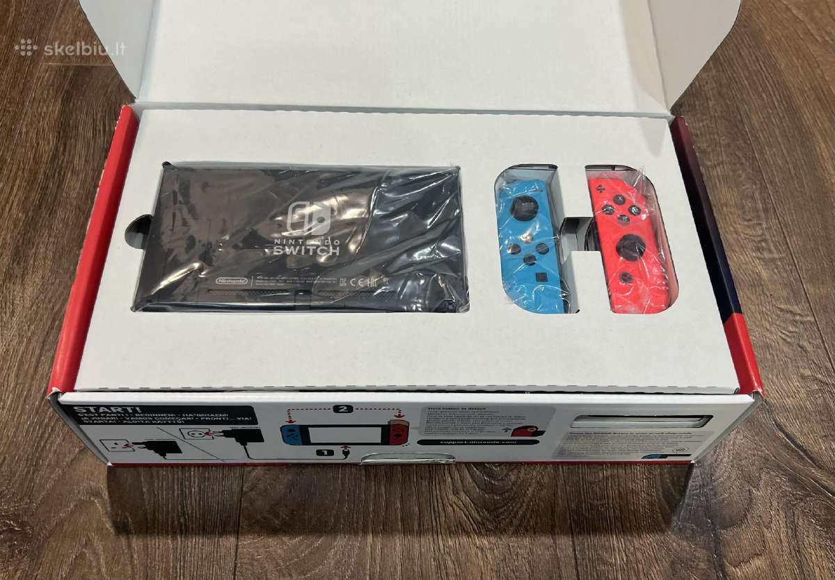 Nintendo Switch, Blue & Red, 32gb - nuotraukos Nr. 9