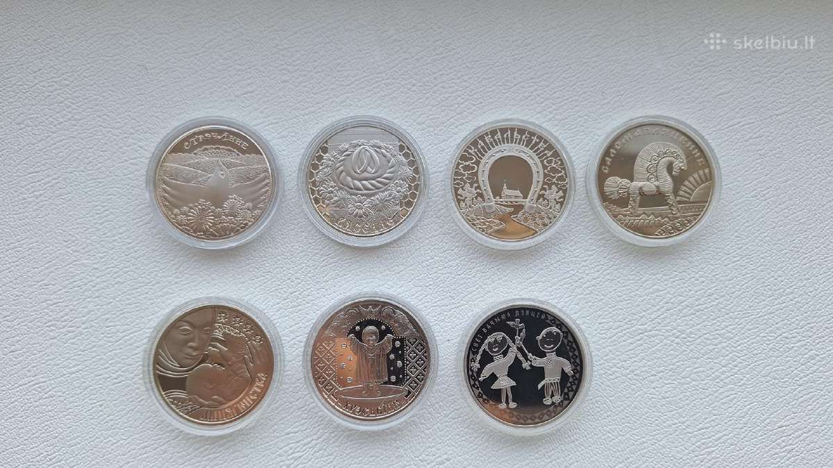 Baltarusija 1rub.baltarusių šventės 7 vnt.