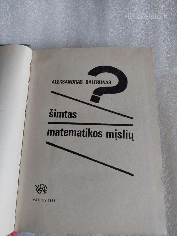 Šimtas matematikos mįslių - nuotraukos Nr. 2