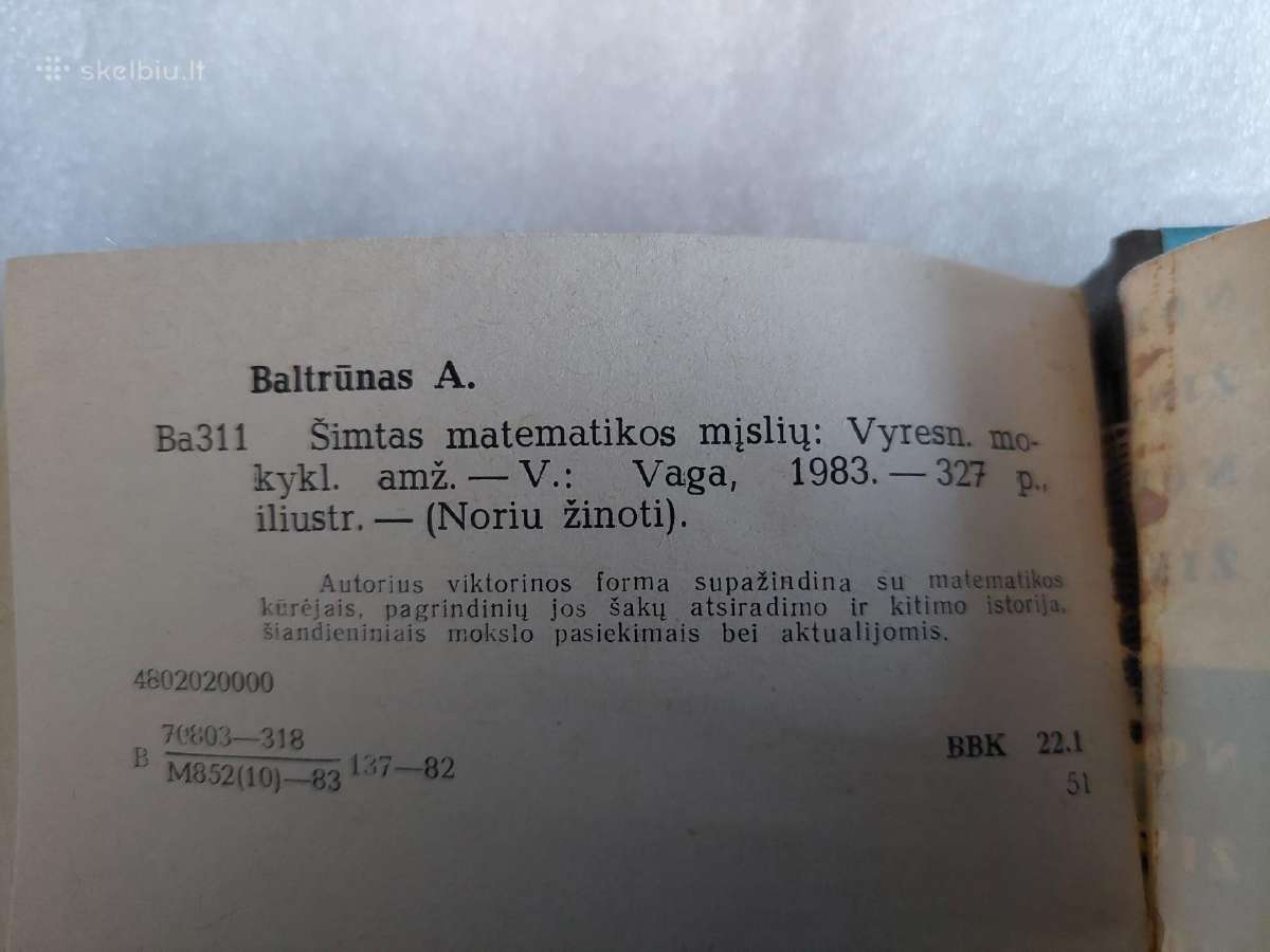 Šimtas matematikos mįslių - nuotraukos Nr. 4