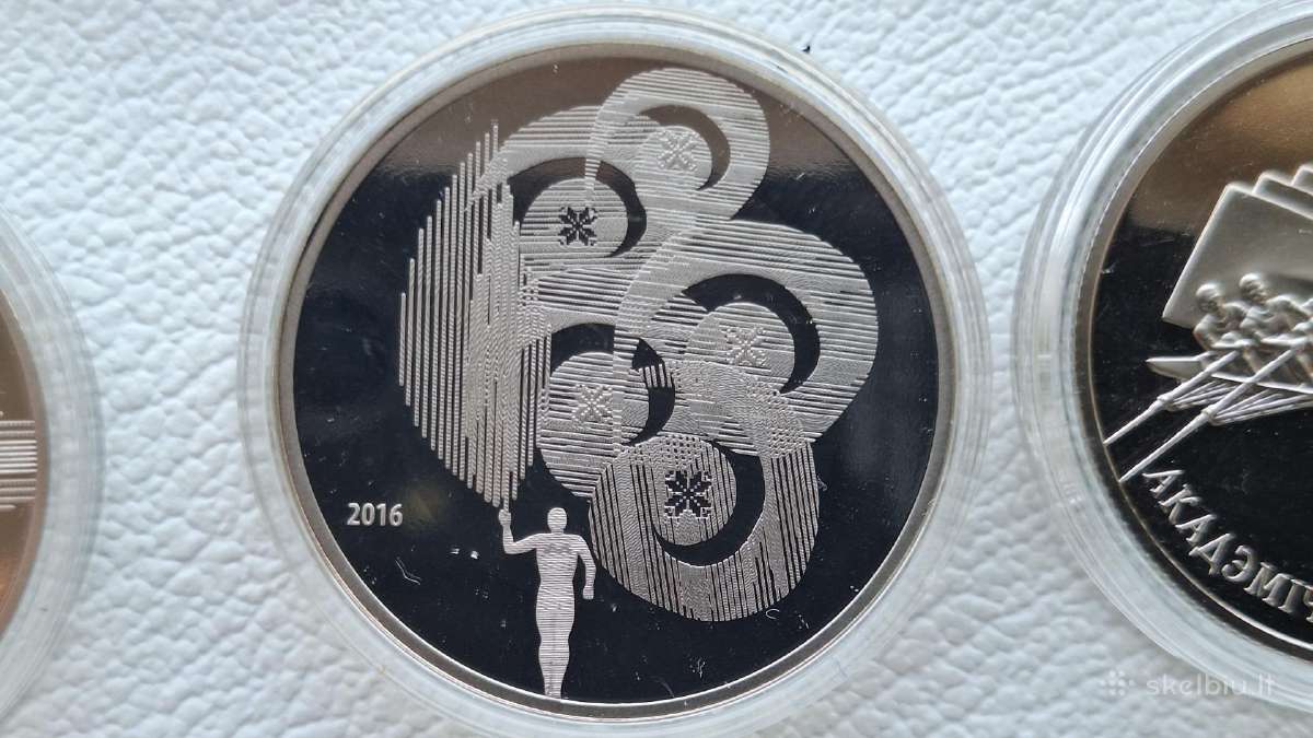 Baltarusijos progines 1rub.monetos 11vnt.sportas - nuotraukos Nr. 11