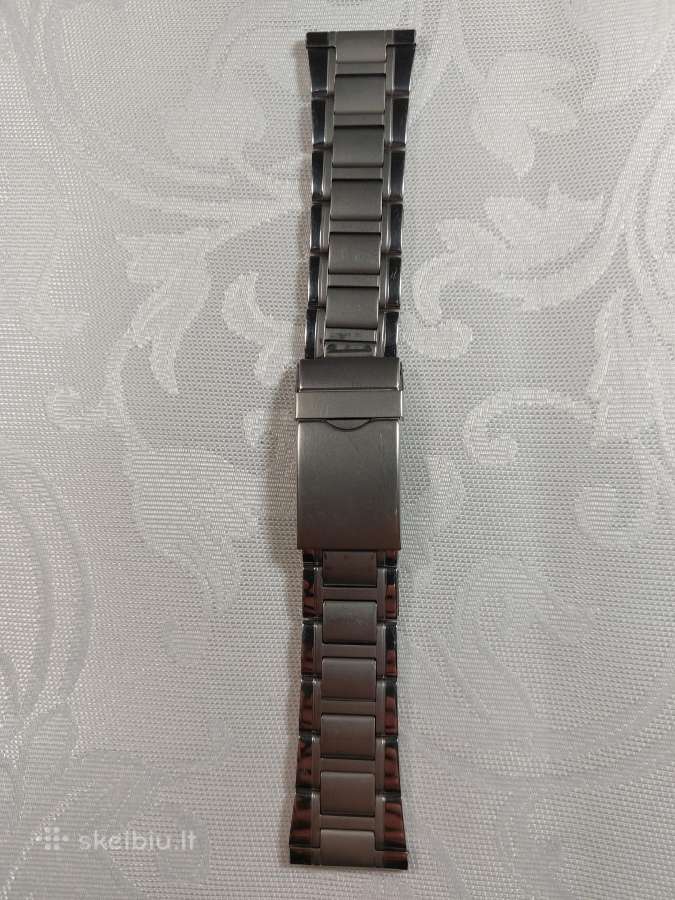 Laikrodžio plieninė apyrankė 22 mm