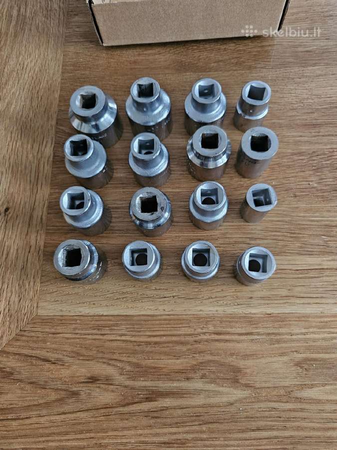 Keičiamos raktų, veržlių galvutės S15- S32 - nuotraukos Nr. 3