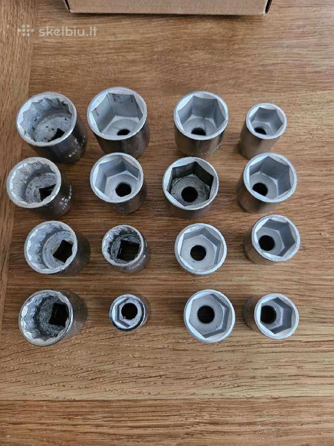 Keičiamos raktų, veržlių galvutės S15- S32 - nuotraukos Nr. 4