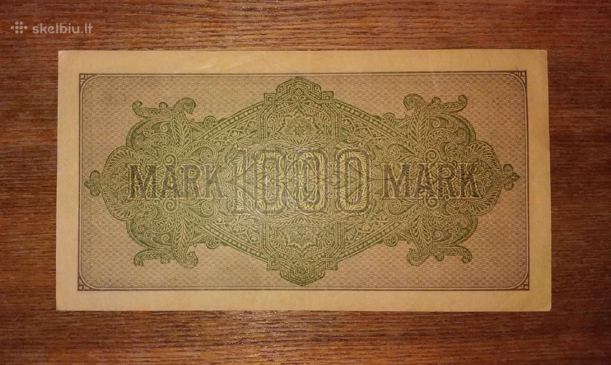Vokietijos 1.000 markių banknotas - nuotraukos Nr. 2