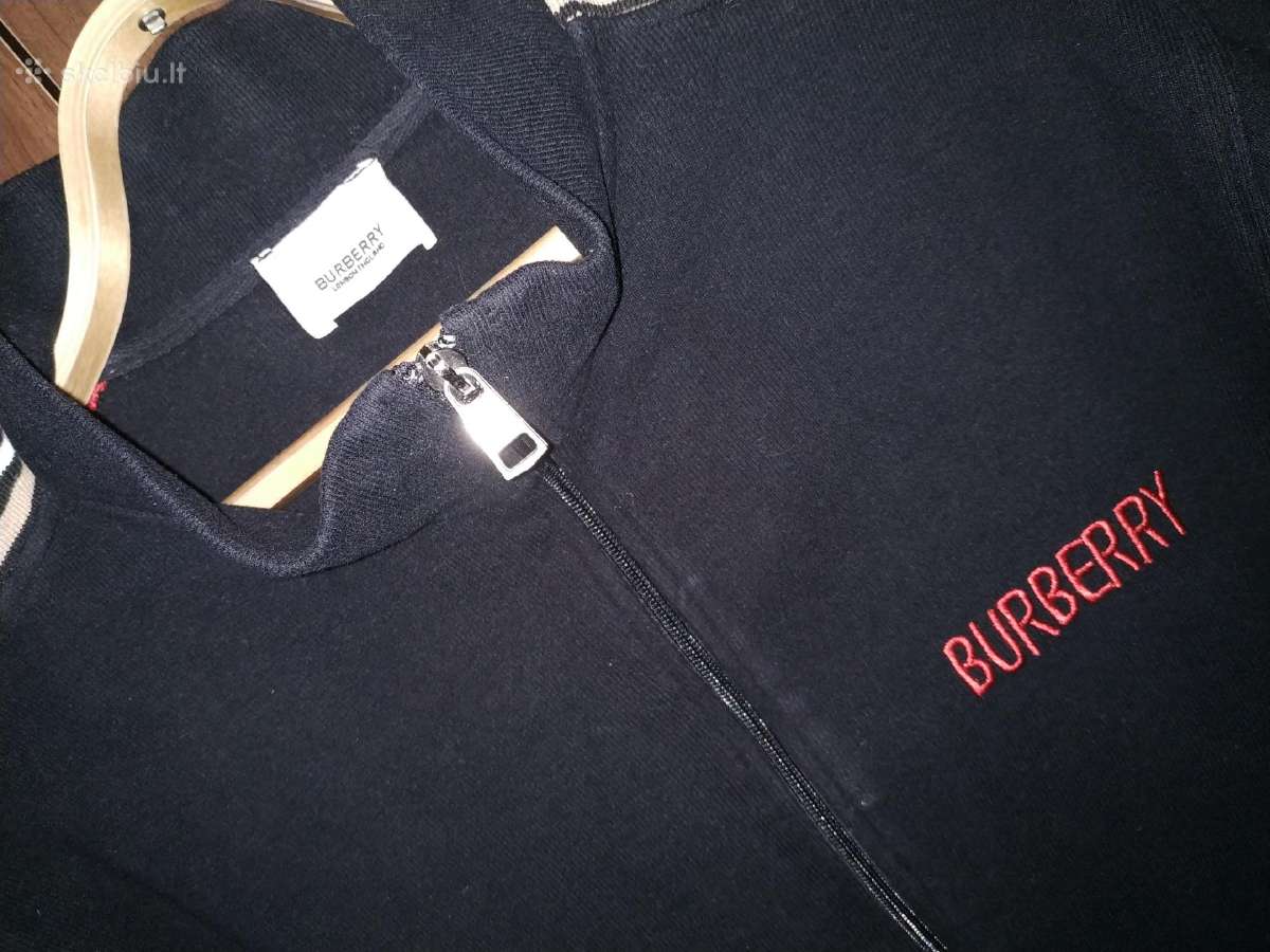 Burberry atsisegamas džemperis su užtrauktuku ir k - nuotraukos Nr. 3