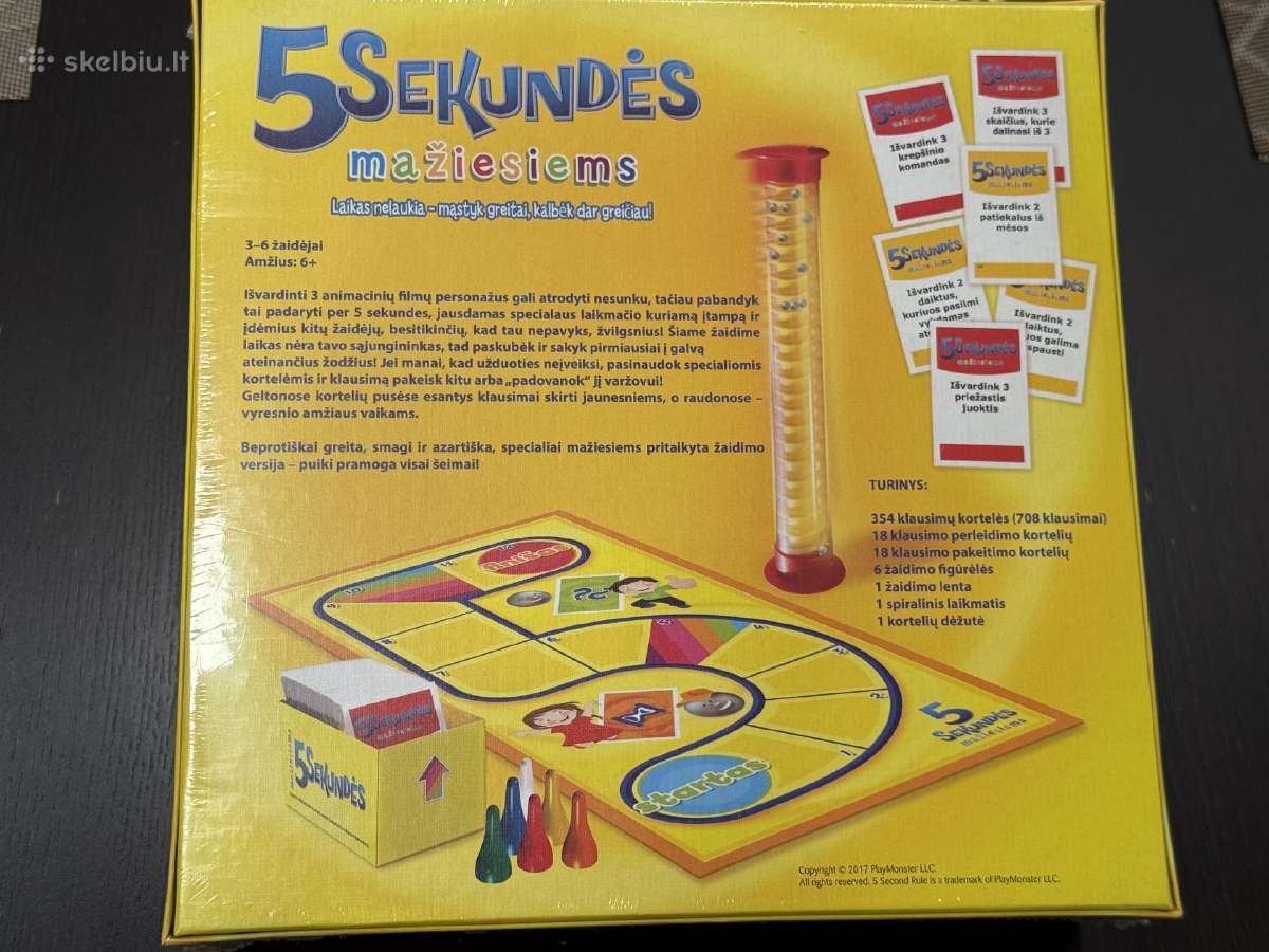 Stalo žaidimas “5 sekundės - nuotraukos Nr. 2